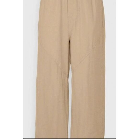COTTON ON BODY - L Sz XS Woven (100% Cotton) Loose Fit Dance Pants/“Sesame”. NWT - Picture 9 of 16